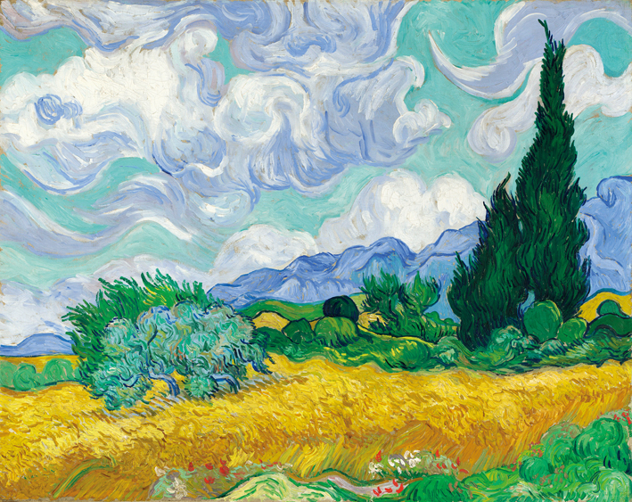  文森特·威廉·梵高  Vincent Willen Van Gogh ——柏树